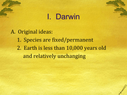 evolution & natural selection powerpoint 2013