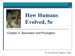 How Humans Evolved, 5e