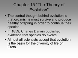 ch 15 evolution