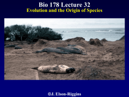 Biol 178 Lecture 32