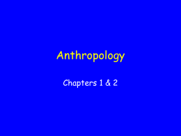 AnthropologyChapters..