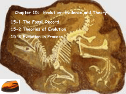 15-2 Theories of Evolution