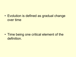 Lamarck`s Theory of Evolution Tendency Toward Perfection