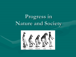 Progress in Nature and Society