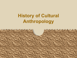 Cultural Anthropology`s big names