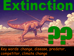 7.4 Extinction - science