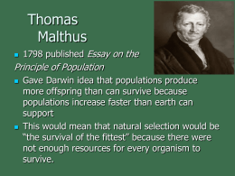 Scientists who aided theory of Evolution PPT