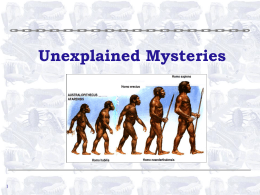 Unexplained Biological Mysteries