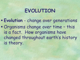 Evolution - edensbio