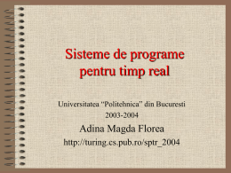 Selection - Universitatea Politehnica din Bucuresti