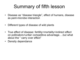 Summary of fifth lesson - College of Natural Resources, UC Berkeley