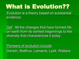 What is Evolution??