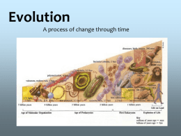 BiologyReferences_files/Evolution 2012 with study guide