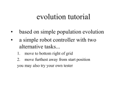 evolutionary learning 1