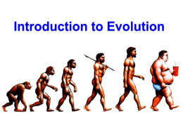 Lesson 1 Intro to Evolution Adaptation and - Blyth-Biology11