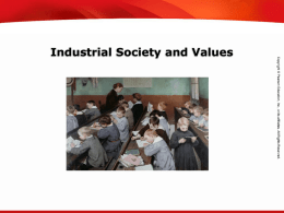Industrial Society and Values