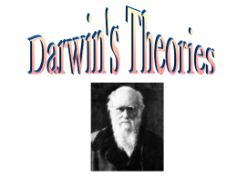 Darwin`s Theories