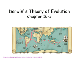 ch16.3 & 16.4 Darwin`s Case & Evidence