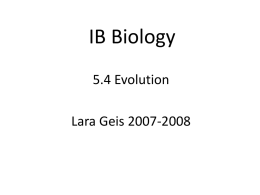 IB Biology - IBperiod5