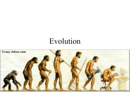 Evolution - hudson.edu