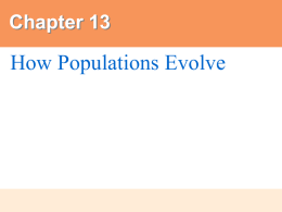 darwin`s theory of evolution