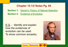 15.2 Evidence of Evolution