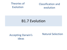 B1.7 Evolution - Animated Science