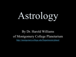 Astrology - Montgomery College