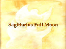 sagittarius - ppt - Full Moon Meditations