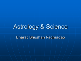Astrology & Science