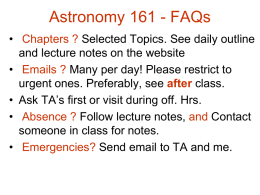 0 - Department of Astronomy
