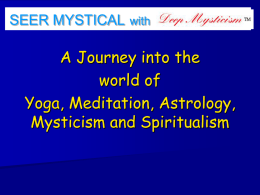 SEER MYSTICAL with deep mysticism