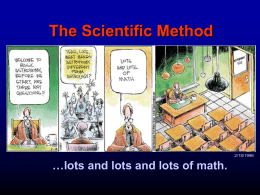The Scientific Method - Dr. Shepard`s Science Home