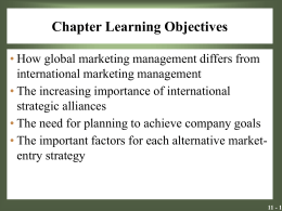 Chapter Learning Objectives