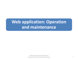 Web application