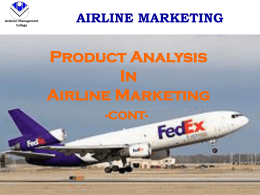 in Airline Marketing