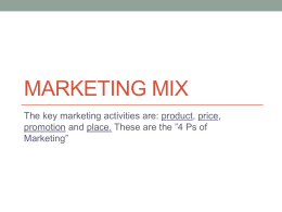 6. Marketing Mix Instructionsx