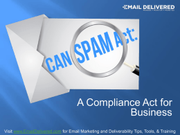 Can Spam Act