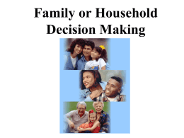 household decision makin
