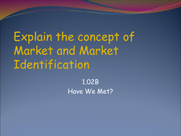 What is a market?