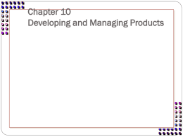 Chapter 7 Marketing Research and Decision Support Systems