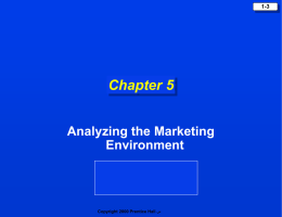 Chapter 3: The Global Marketing Environment