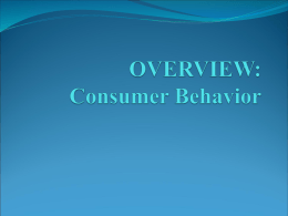 1_what is consumer behavior_fall09