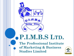 PC - Professional Institute of Marketing and Business