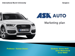ASA AUTO - International Burch University
