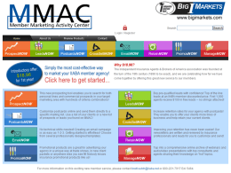 MMAC Overview PowerPoint - Independent Insurance Agent