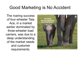 Good Marketing is No Accident