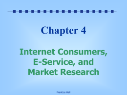 Market Research for EC (cont.)