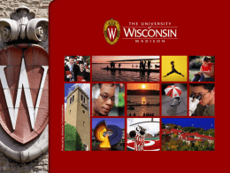 Forward. - Madison - University of Wisconsin