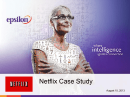 Netflix Case Study